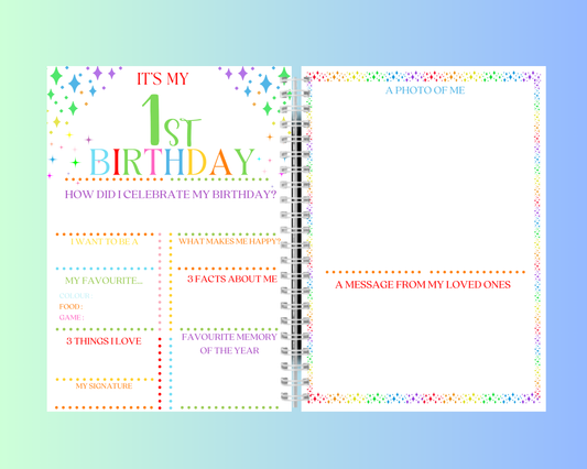 A4 Birthday Interview board