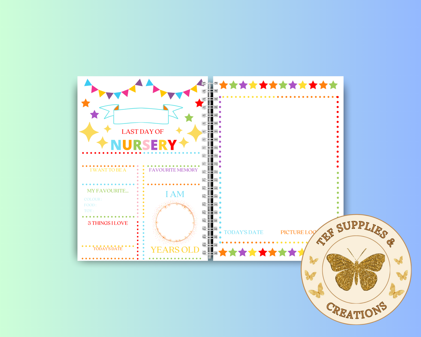 Personalised A5 school Memories Book