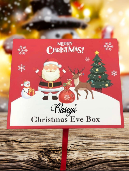 Personalised Red magnetic box with Ribbon