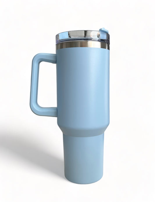 40 oz tumbler with straw lid