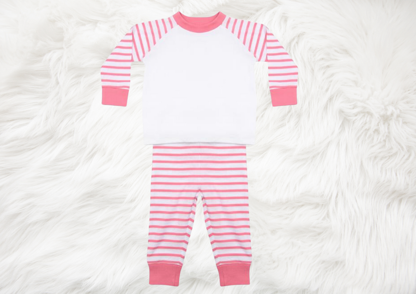 Larkwood Striped Pyjamas - Pink
